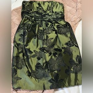 Badgley Mischka Strapless Cocktail Dress